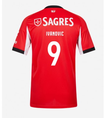 Benfica Franjo Ivanovic #9 Replika Hjemmebanetrøje 2025-26 Kortærmet